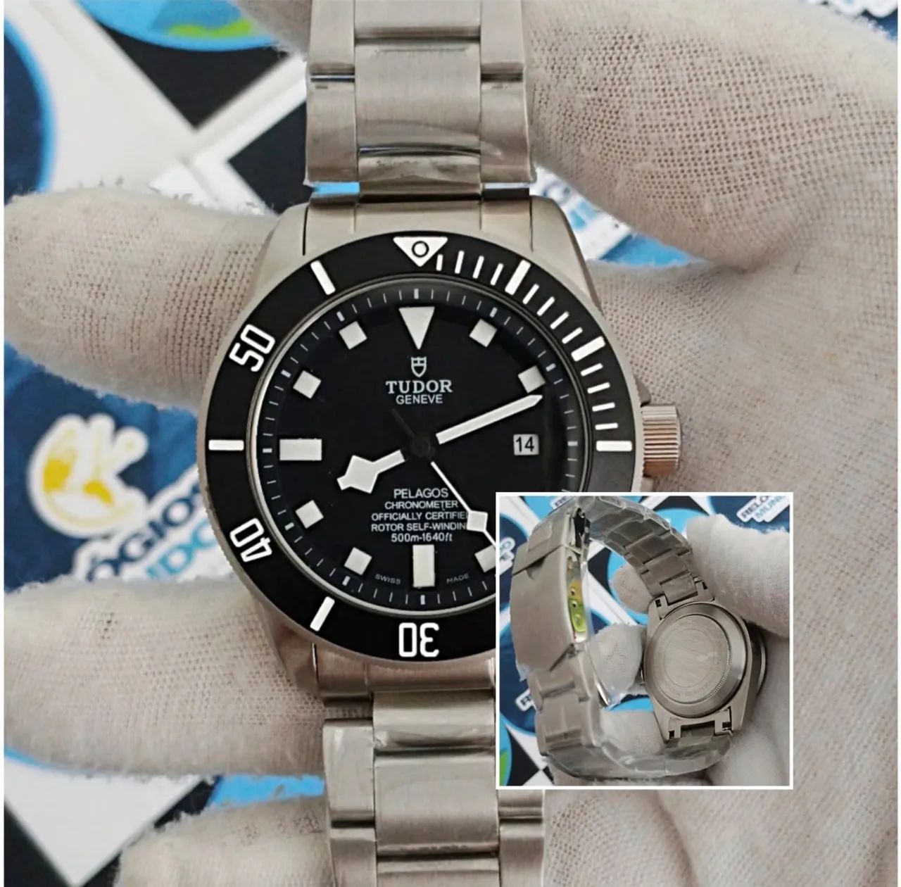 RELÓGIO TUDOR PÉLAGOS BLACK AUTOMÁTICO 
