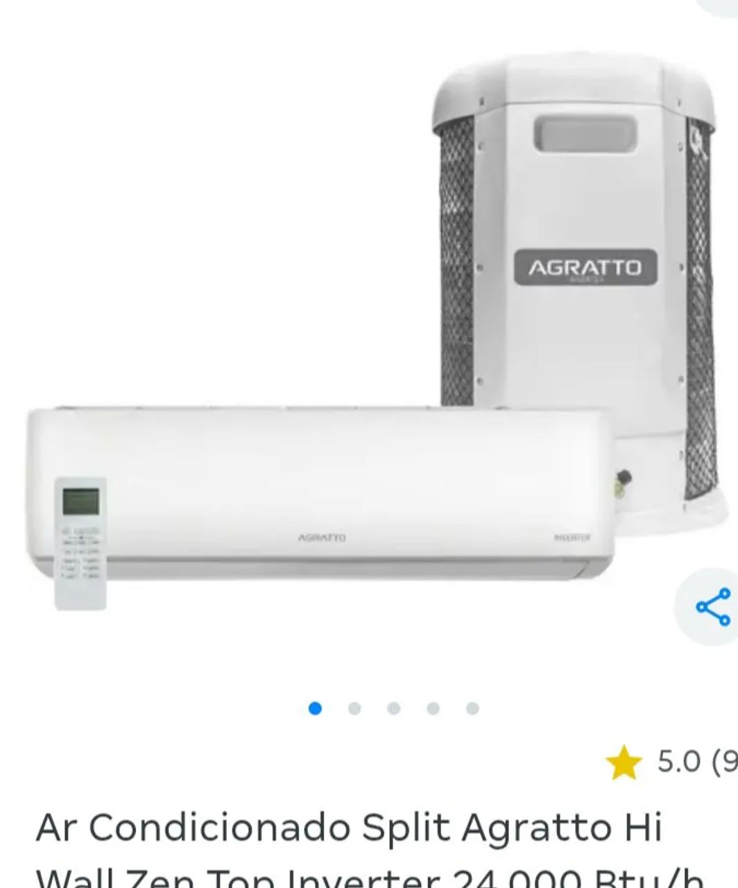 Ar Split Inverter 24000 btu - Novo na embalagem 
