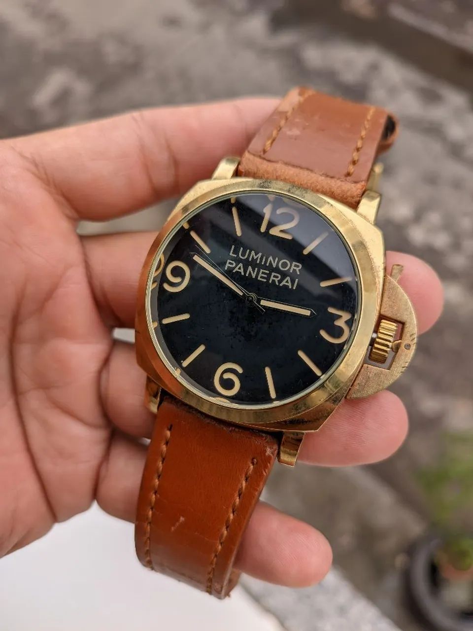 Relógio panerai luminor quartz