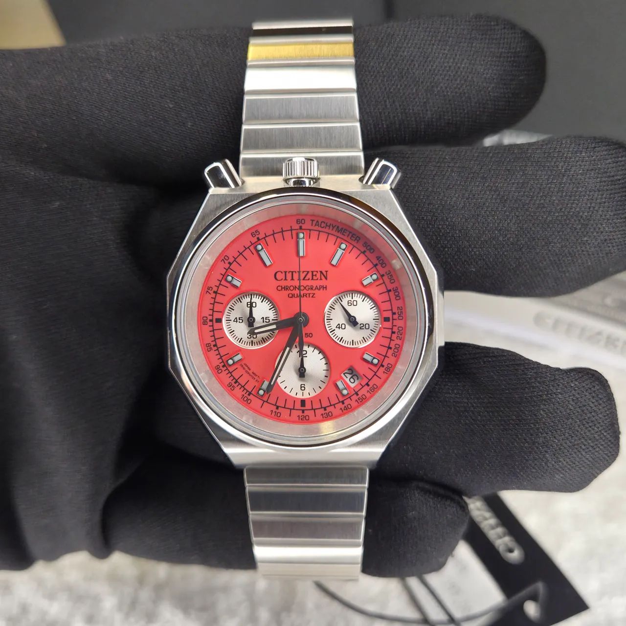 Citizen Tsuno Chrono Bullhead 38mm - NOVO - Foto 3