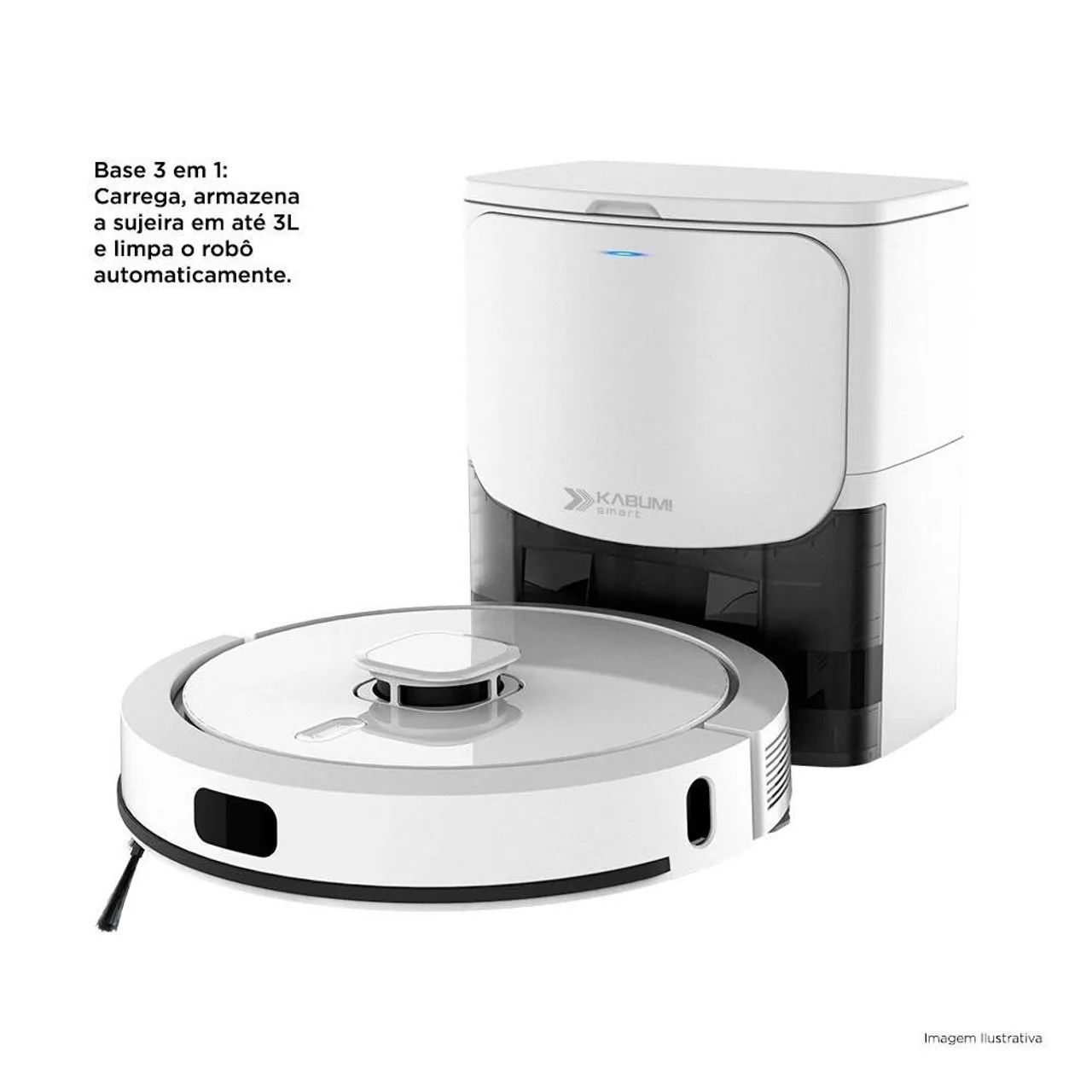 Robô Aspirador e passa pano Smart Kabum 900 - Foto 4