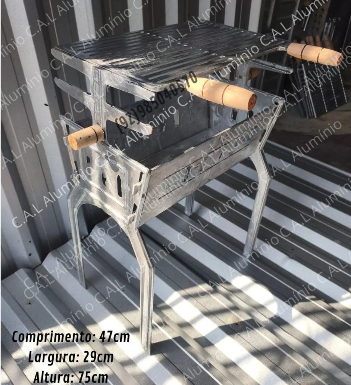 Churrasqueira de aluminio  - Foto 4