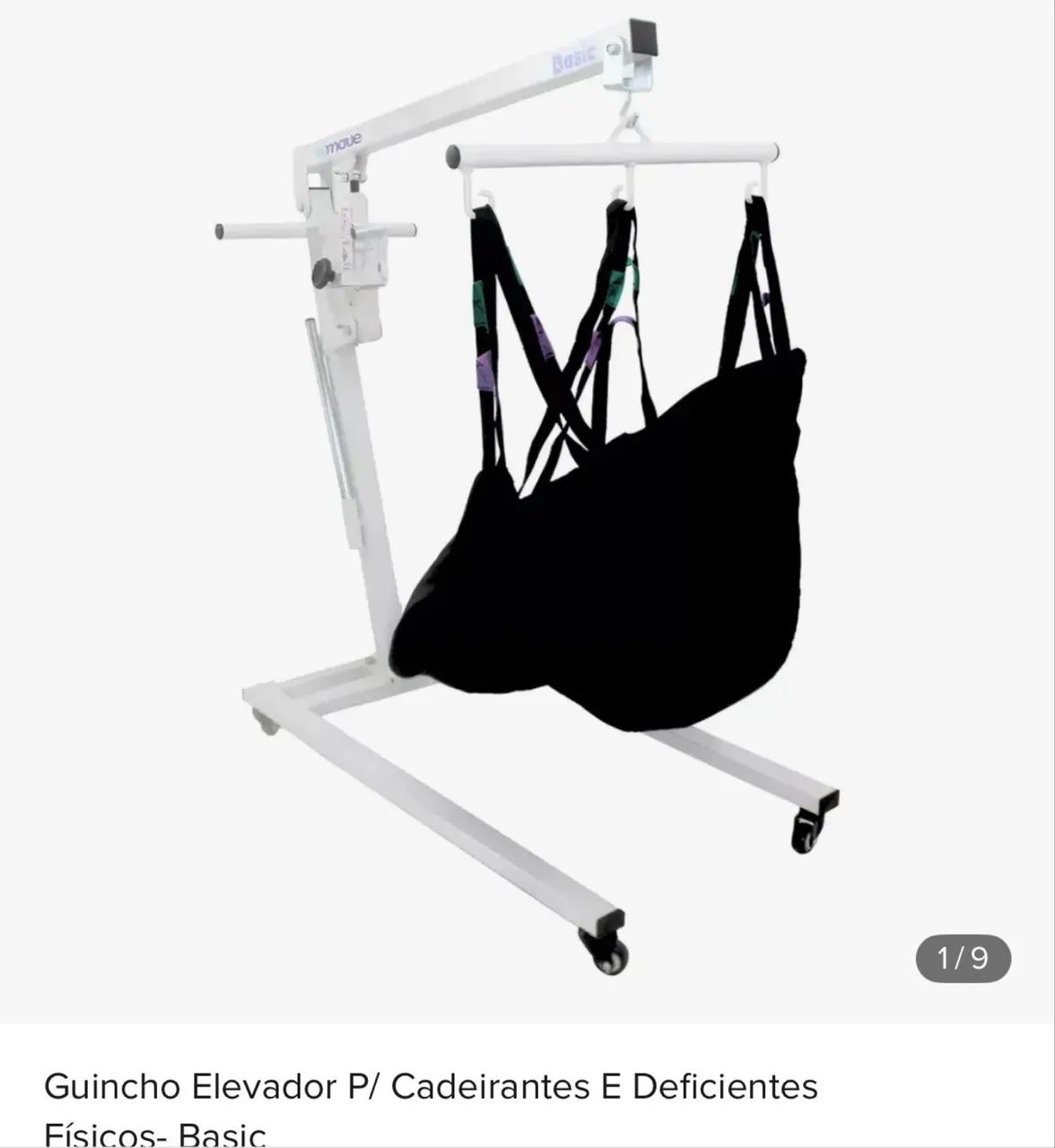 Guincho para cadeirantes/deficientes