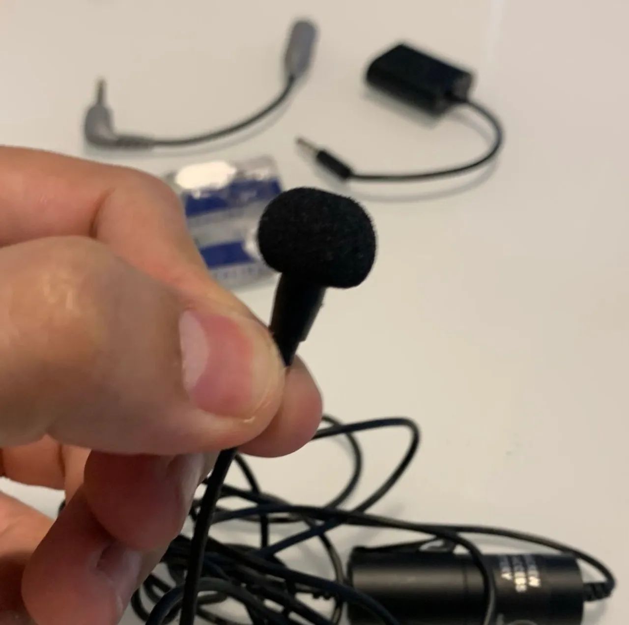 Microfone de Lapela Audio-Technica ATR3350 + Adaptadores - Foto 3