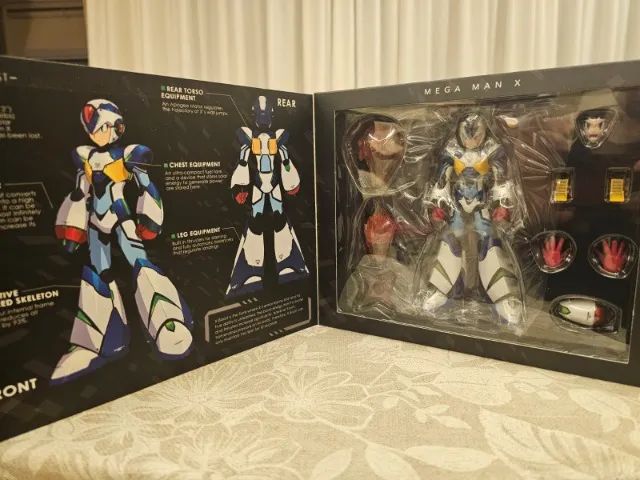 Megaman X Branco Comic Con Truforce Designer Series figura de ação boneco - Foto 3