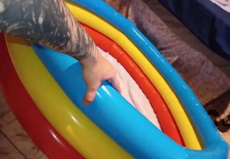 Piscina infantil usada 1x