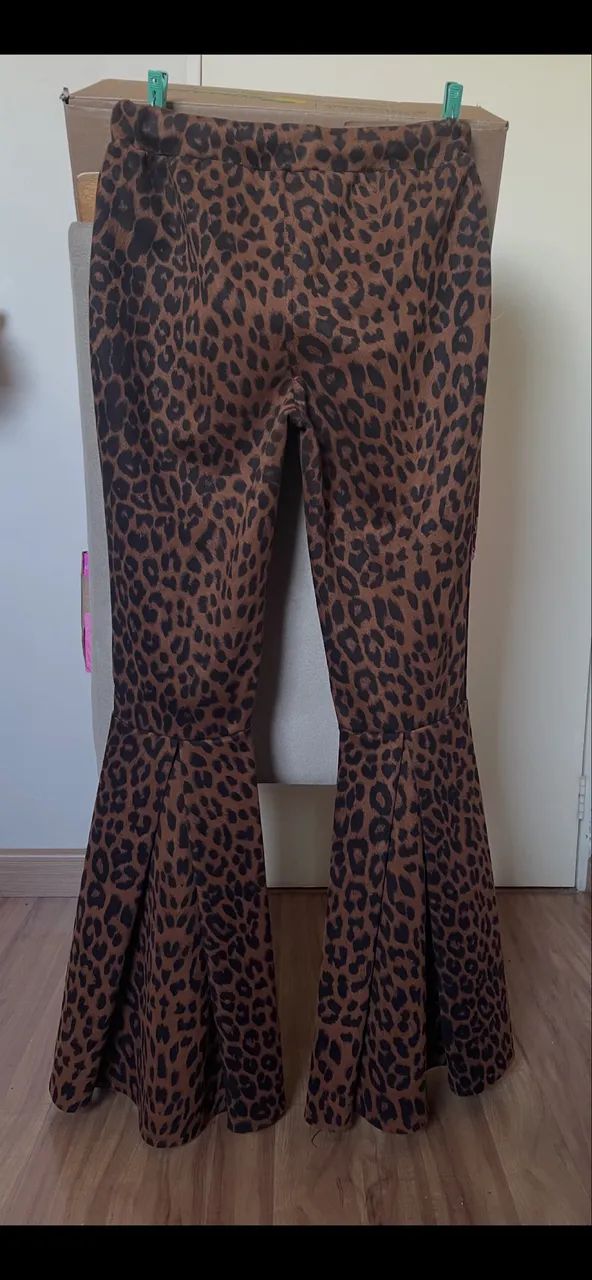 Calça Animal Print - tamanho P - Foto 3