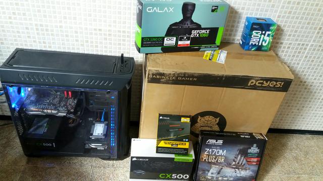 Pc Gamer i5 7400 8gb ram 1060 3gb HD1 tb