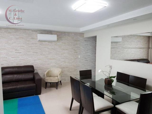 Apto no Coração do Jardim Aquárius 111m² 3 dormitórios sendo 1 suíte todo planejado c/ chu - Foto 2