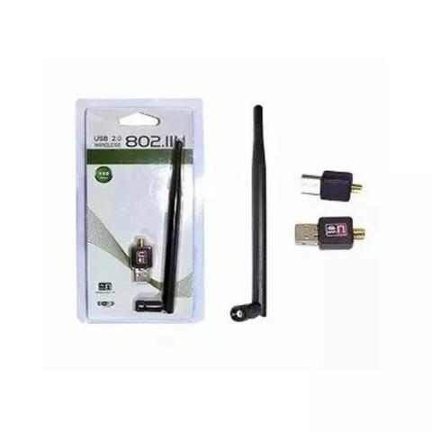 Adaptador Usb 2.0 Wireless Com Antena Wifi 802.11 600 Mbps - Foto 2