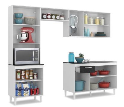 Otimo Preço Linda Cozinha Completa Com Balcão Nova 789,00(Entrego e Monto) - Foto 3