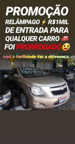 Showroom! AQUI É FÁCIL FINANCIAR.R$1MIL DE ENTRADA(COBALT LTZ AUTOMÁTICO 2013)