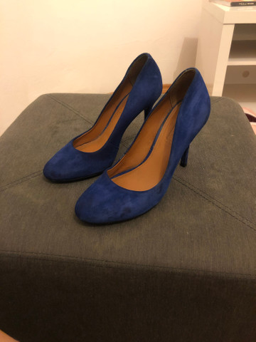 salto alto azul royal