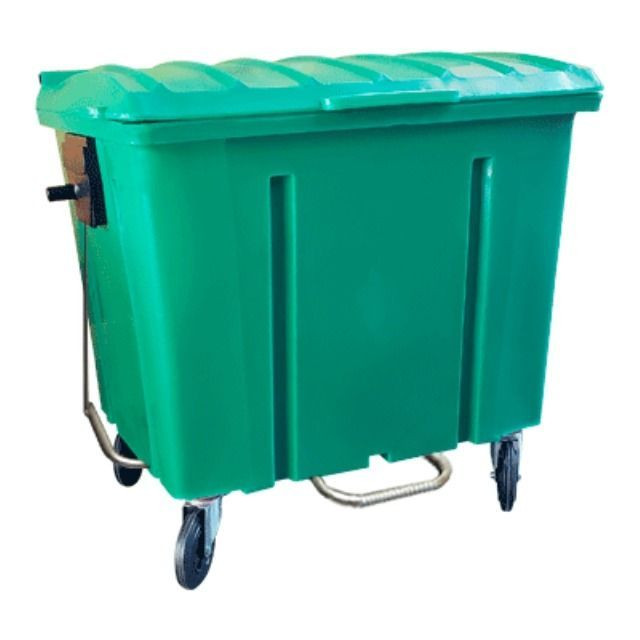 Container para Lixo Cap 500 Litros Com Pedal e Rodas - Foto 3