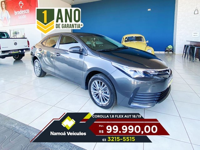 TOYOTA COROLLA 1.8 GLI UPPER 16V FLEX 4P AUTOMÁTICO