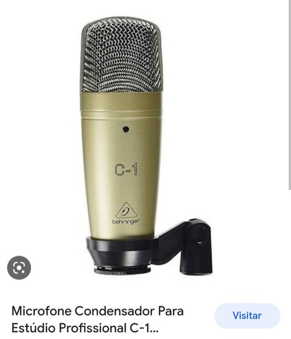 Microfone Condensador Behringer C1 