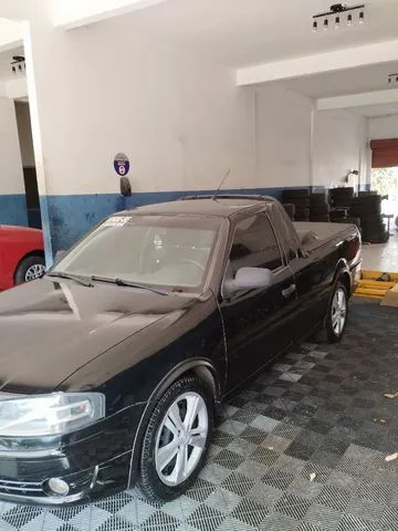 Comprar Picape Volkswagen Saveiro 1.6 G4 Titan Flex Preto 2008 em