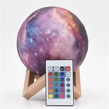 (NOVO) Abajur Lua Cheia Galáxia 3D - Foto 3