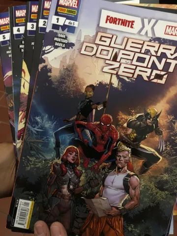 Livro Fortnite X Marvel: A Guerra Do Ponto Zero