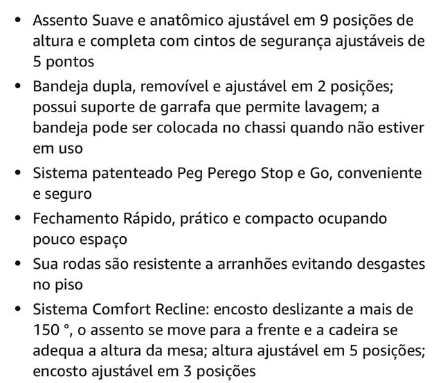 Cadeira de Alimentação  - Foto 5