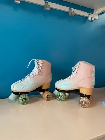 Patins estilo Quad comprado nos EUA e usado apenas 2 vezes! - Foto 6