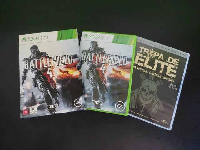 Jogo Battlefield 4 + Filme Tropa De Elite Xbox 360 em Promoção na