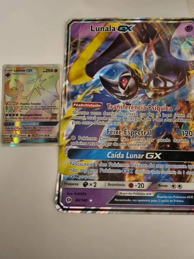 Carta Pokémon Solgaleo Gx Usada, Produto Masculino Pokemon Usado 73233116