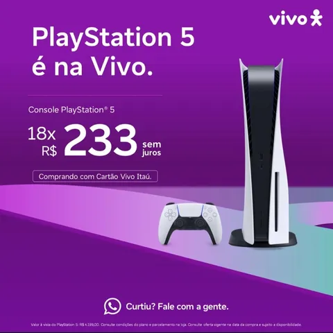 Playstation 5 midia fisica  +1803 anúncios na OLX Brasil