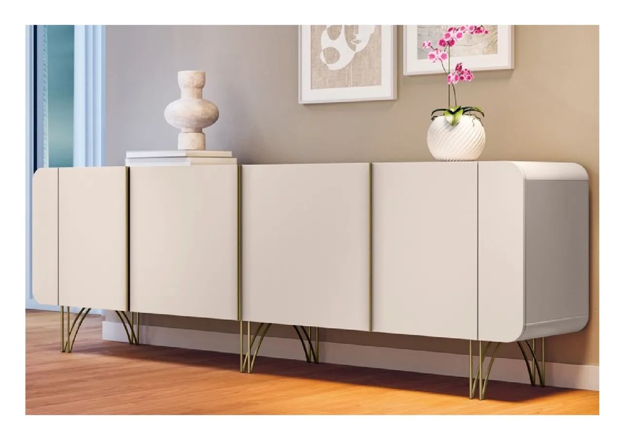 Aparador Buffet 2,20m 100% MDF PROMOÇÃO  - Foto 3