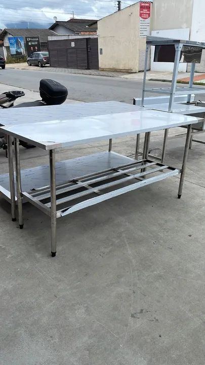 Mesa 1,90x0,70 total Inox (Ester)