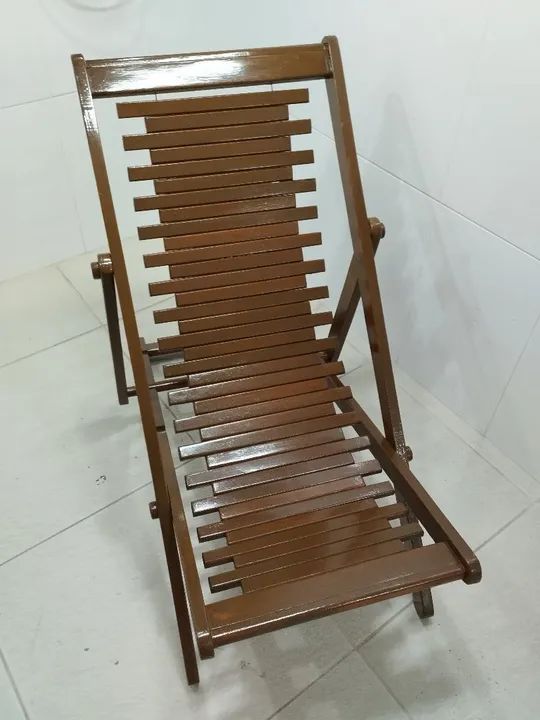 Cadeira de Madeira Dobrável - Foto 6