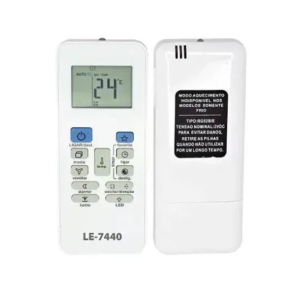 CONTROLE DE AR CONDICIONADO CARRIER LELONG LE-7440 - Foto 2