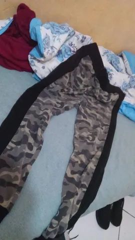 Calça moletom best sale de exercito