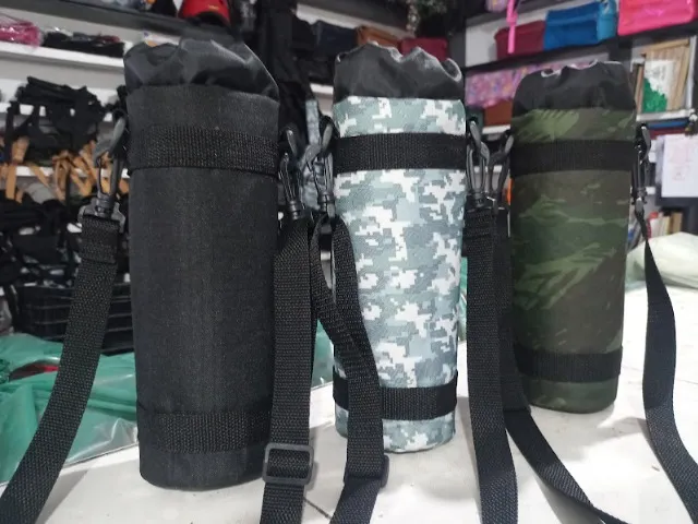 suporte tipo bolsa para garrafa