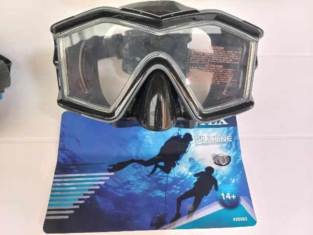 Kit de mergulho (mascara e snorkel) marca Intex. - Foto 5
