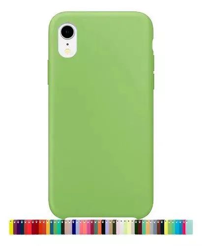Capinha para iPhone XR Silicone Verde