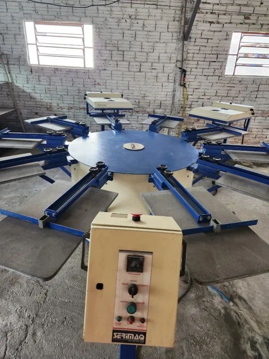 Máquina de Estampa Semiautomática Nilmar - Foto 2