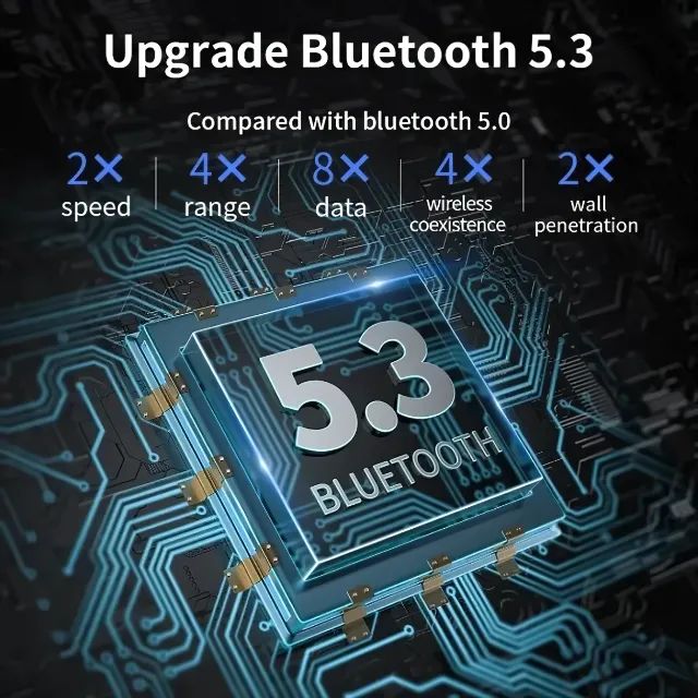 Adaptador USB Bluetooth 5.3 Dongle Compatível com PC Notebook Controle PS4 PS5 Xbox One SX - Foto 3