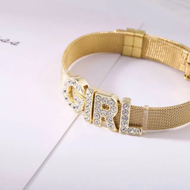 Pulseira bracelete reflexions em malha de aço  - Foto 2