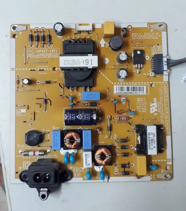 Placa Fonte p/ TV LG 43LM6300PSB 