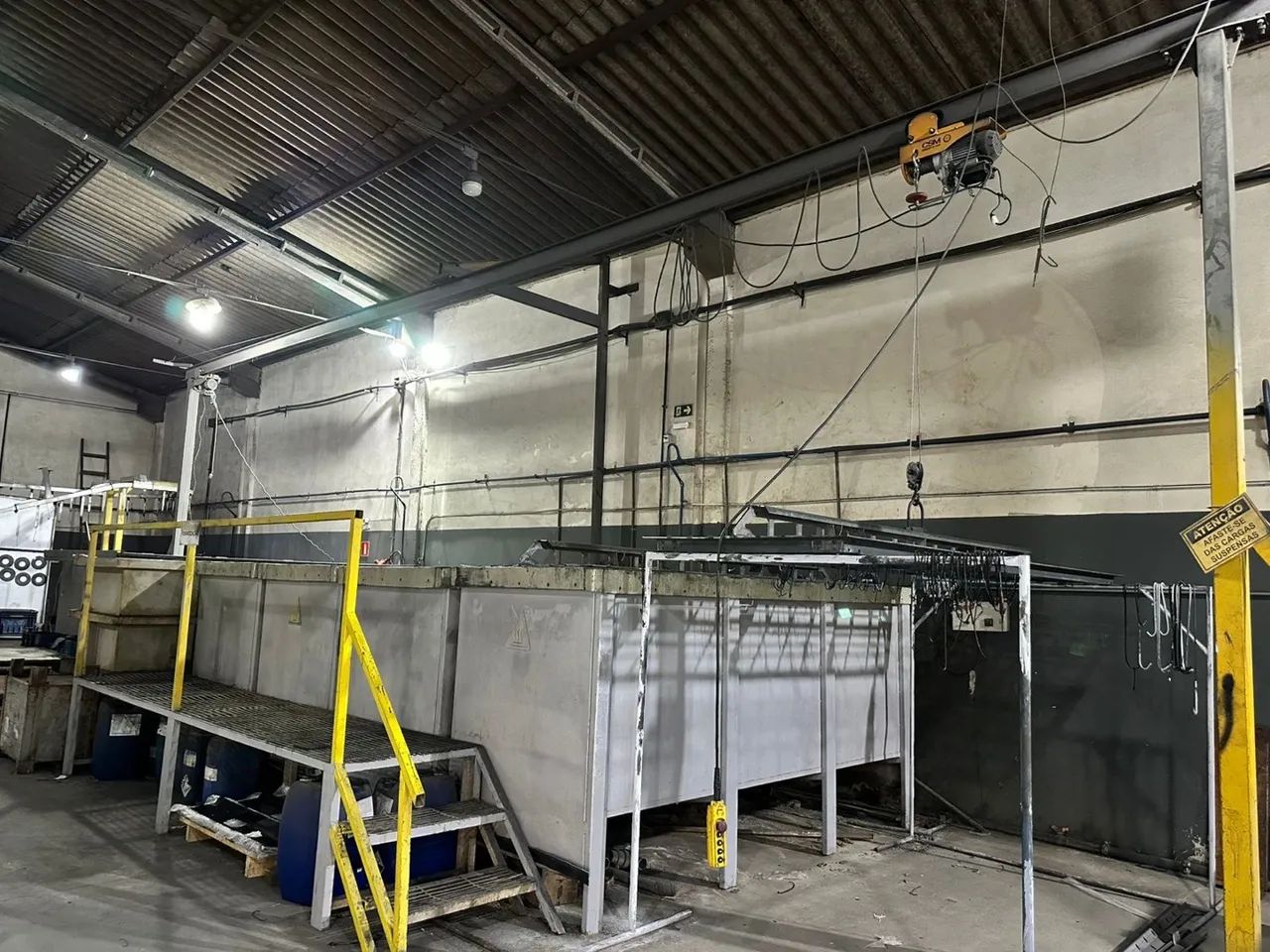 Banho químico para pintura eletrostática 