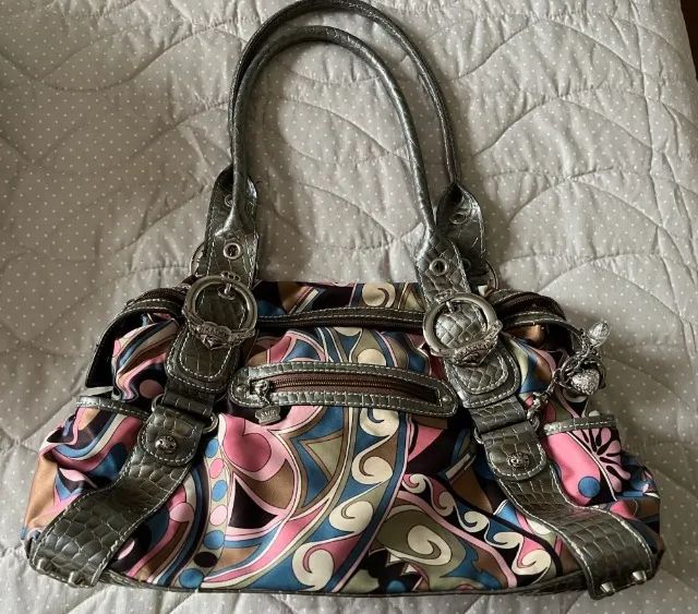  Bolsa de ombro, estampa floral, Marca Kethy Van Zeeland nova e maravilhosa - Foto 3