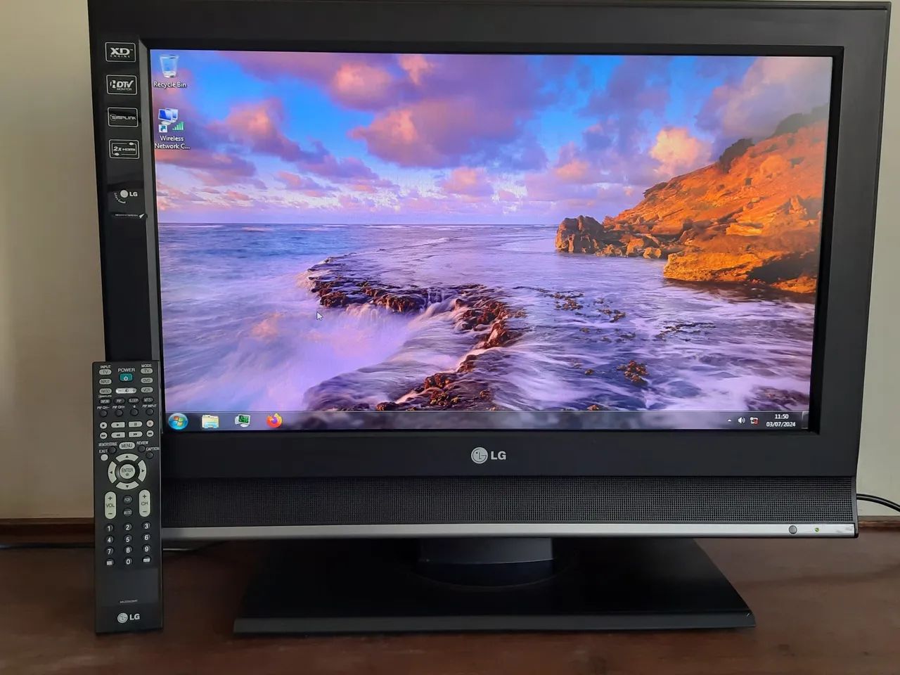 TV e Monitor LG 26 polegadas HD modelo 26LC4R - Leia Descrição