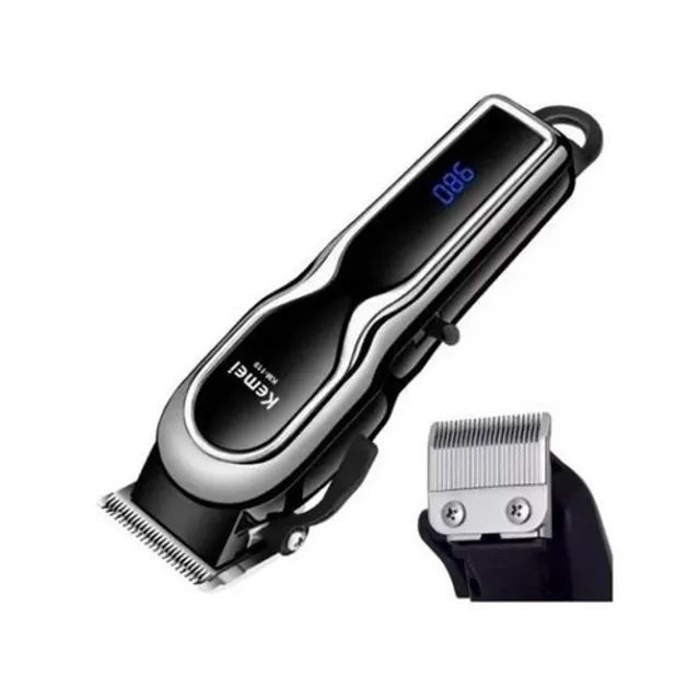 Máquina De Corte Barbeiro Kemei Profissional Km119 - Foto 2