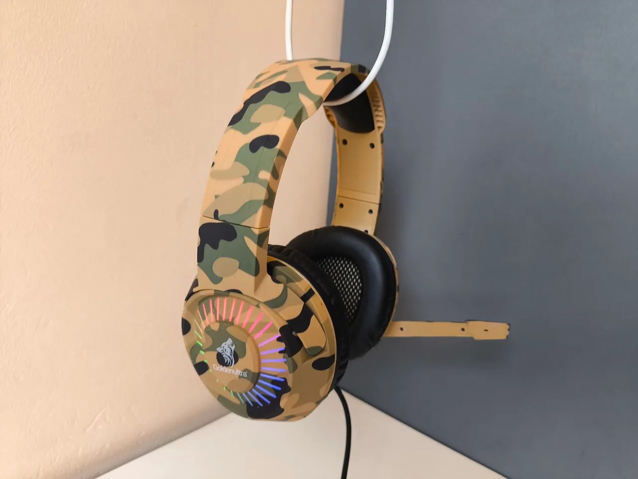 Headset Gamer Camuflado Led - Foto 3