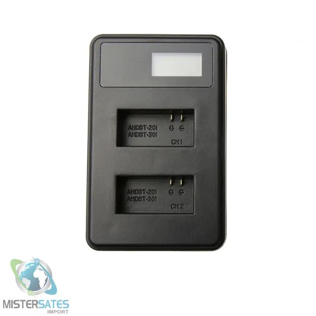 Carregador duplo com LCD Gopro hero 3 3 + - COD 445 - Foto 3