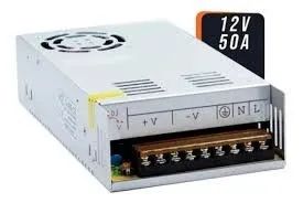 Fonte Chaveada 50a 12v 600w Bivolt Som Automotivo Led Cftv Cameras - Foto 4