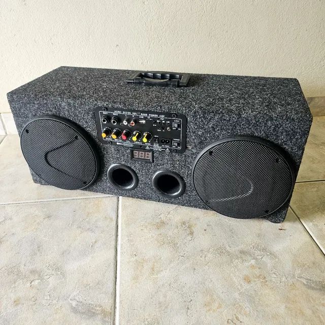 Caixa De Som c/ Bateria 150w - Artesanal