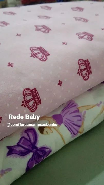 Rede Baby Tecido Liso Antialérgico -Entrega Grátis 