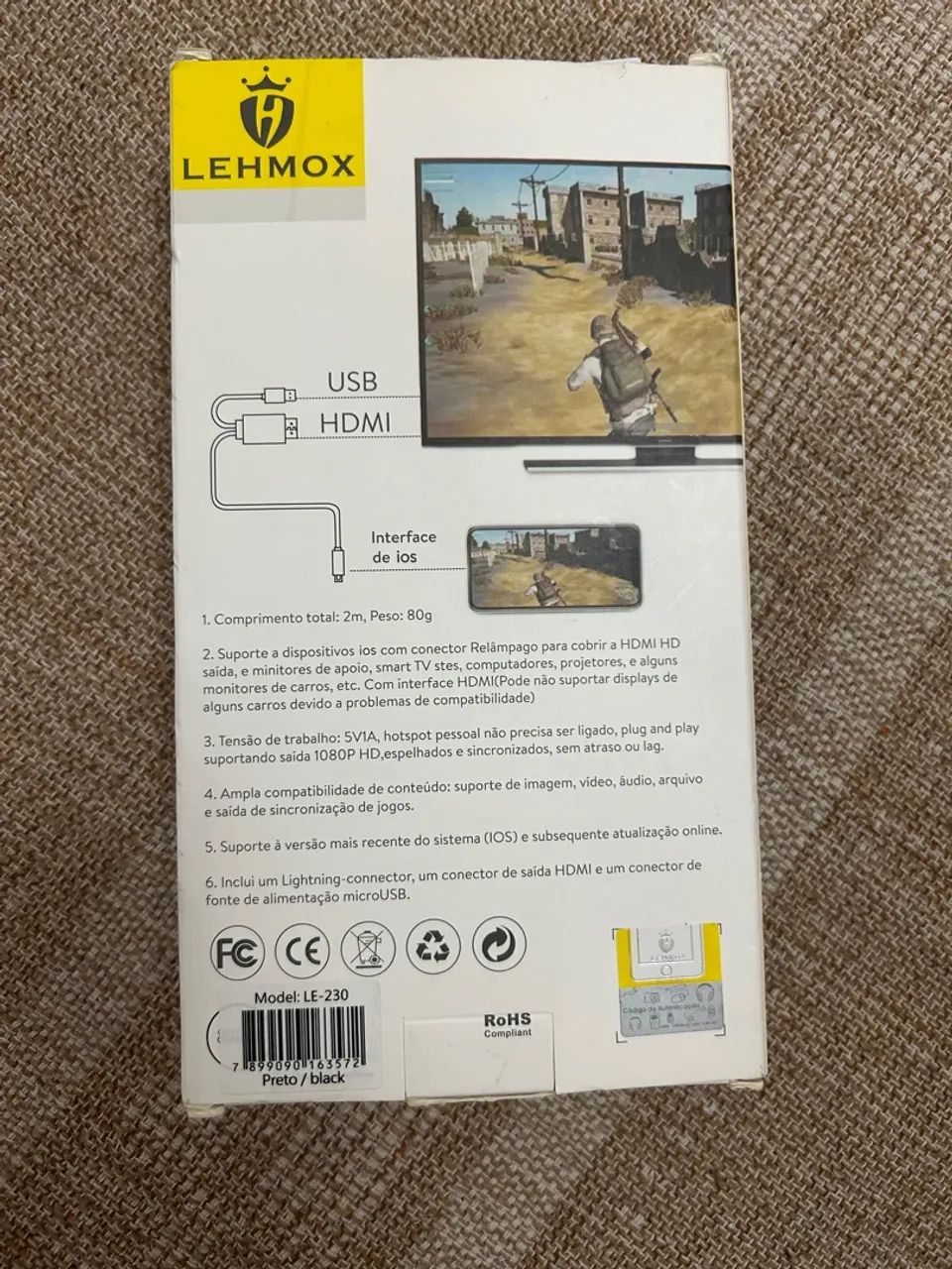 Cabo Adaptador HD para Celular - LE-230 - Foto 3